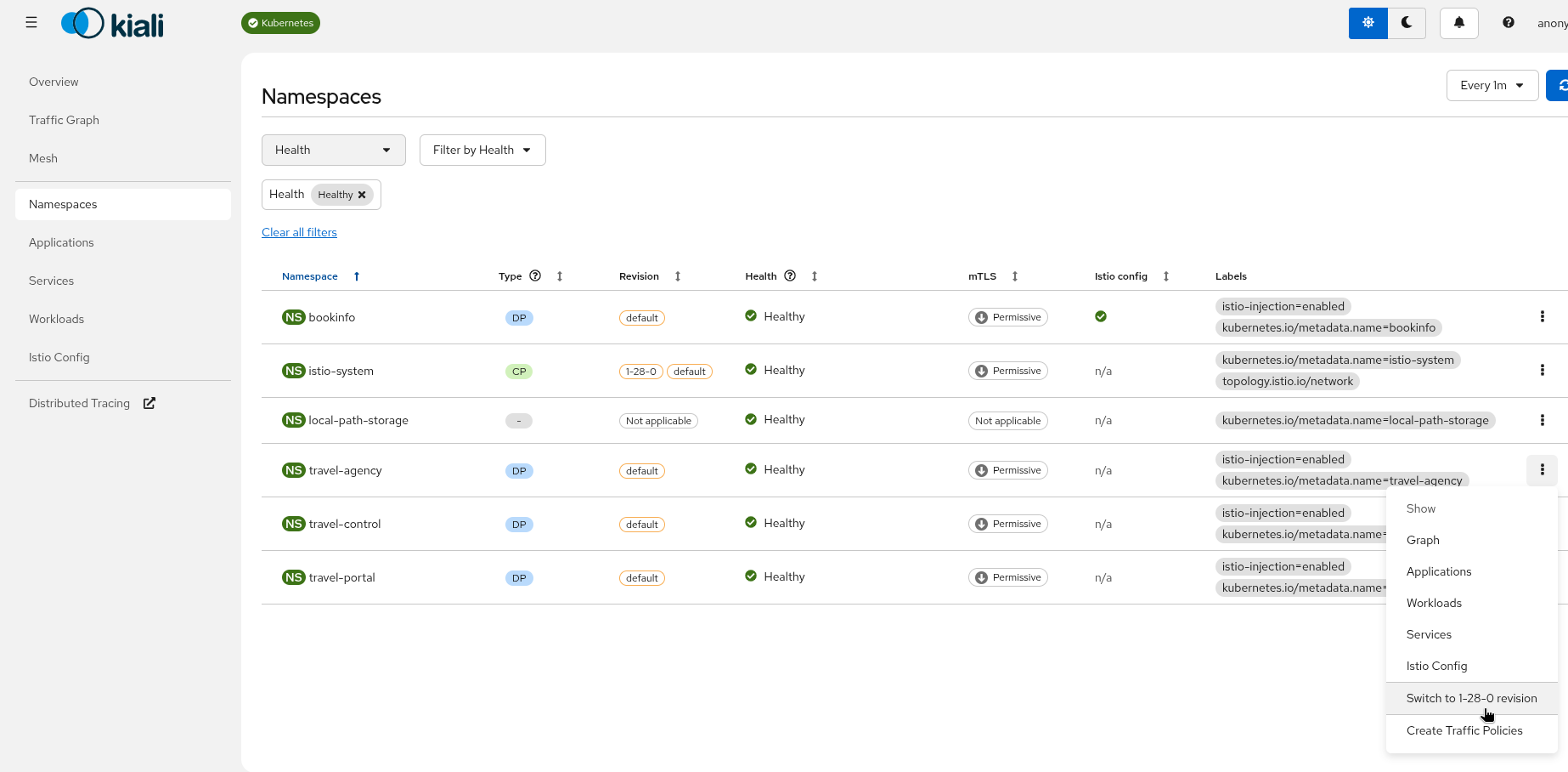 Canary upgrade action